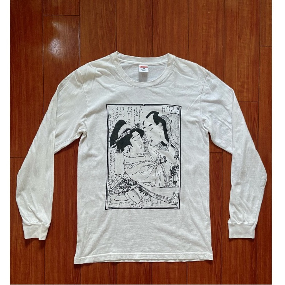 Ultra-rare Supreme X Sasquatch Fabrix long sleeve white shirt